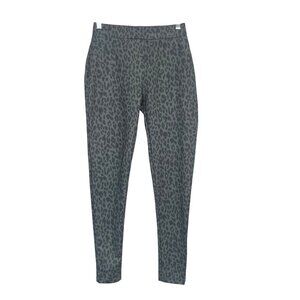 Steve Madden Pull On Pants Leggings Womens Small Gray Leopard Print
